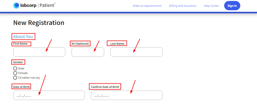 Labcorp Patient Portal